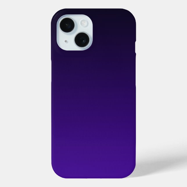 Coques Case-Mate iPhone Dégradé noir à violet (Verso)