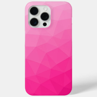 Coque Case-Mate iPhone Dégradé ombré rose chaud motif maille géométrique