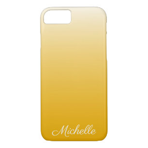 Coque Case-Mate Pour iPhone dégradé personnalisé ombre jaune