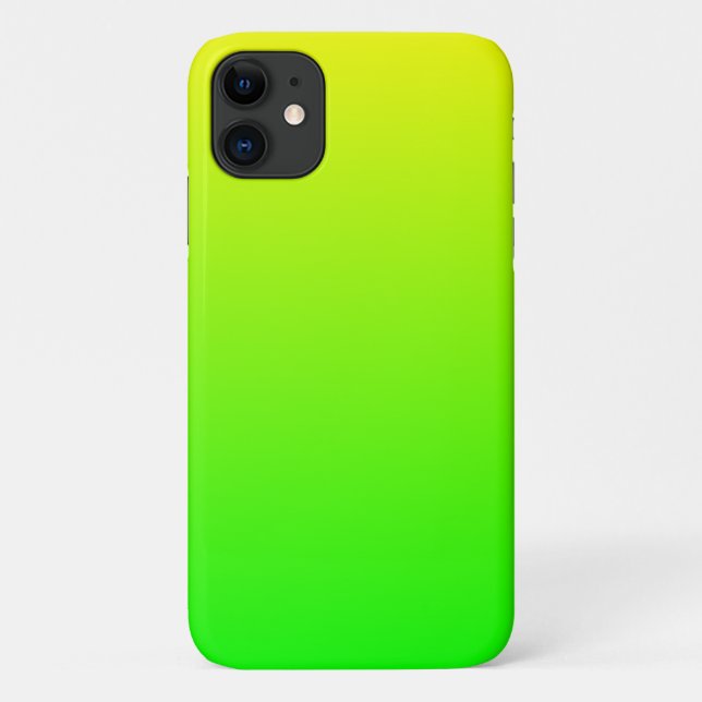 Coques Case-Mate iPhone Dégradé vert jaune (Dos)