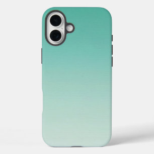 Coque Pour iPhone 16 Plus dégradé vert menthe