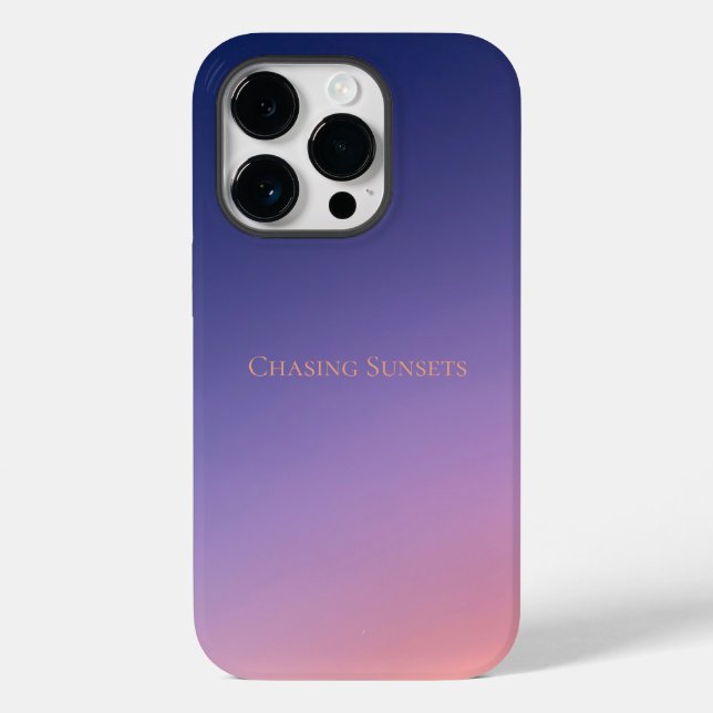 Coques Case-Mate iPhone Dégradé Violet et Rose pour la Chasse aux Couchers (Verso)