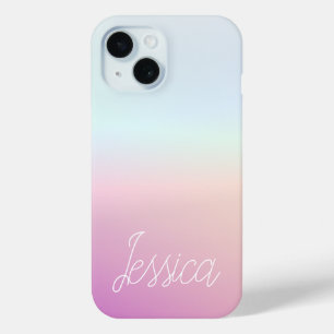Coque Case-Mate iPhone Dégradés ombrés colorés cool et votre script