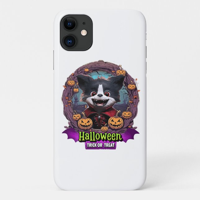 Coques Case-Mate iPhone Déguisement de chiot pour Halloween (Dos)