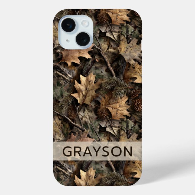 Coques Case-Mate iPhone Déguisement Feuilles D'automne Personnalisé (Verso)