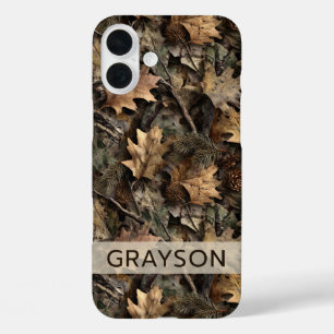 Coque Pour iPhone 16 Plus Déguisement Feuilles d'Automne Personnalisé