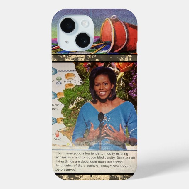 Coques Case-Mate iPhone DEI Biodiversity Economics Quote Michelle Obama (Verso)