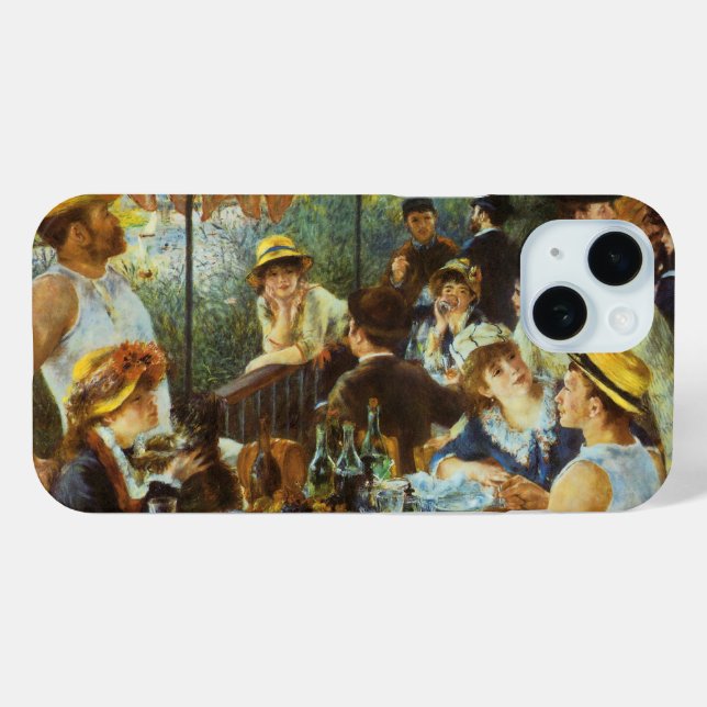 Coques Case-Mate iPhone Déjeuner de la fête nautique par Pierre Renoir (Verso (horizontal))