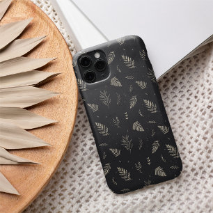 Coque Pour iPhone 16 Délicat Feuille botanique neutre Motif