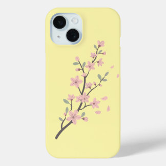 Coque Case-Mate iPhone Delicate Cherry Blossom Branch Illustration