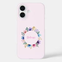 Délicate couronne florale
