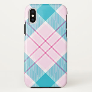 Coque iPhone X Délicatesse dans Plaid