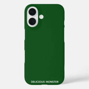 Coque Pour iPhone 16 Delicious Monster green color name