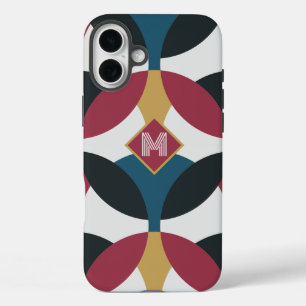 Coque Pour iPhone 16 Plus Demi-Lunes Modernes