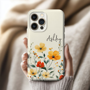 Coque Case-Mate iPhone Demoiselle d'honneur Fleurs sauvages personnalis