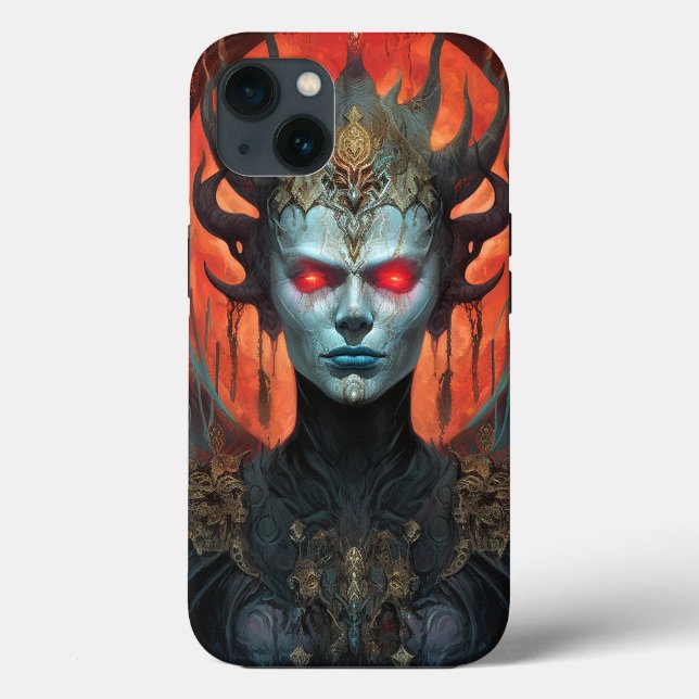 Coques Case-Mate iPhone Demon Queen Dark Goddess Imaginaire Art (Verso)