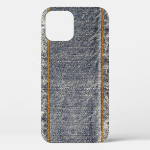 Case-Mate iPhone Case Denim Blue Jeans : Décontracté Double Patch