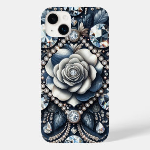 Coque Case-Mate iPhone Denim & Diamonds Glam Bling Rose Bijoux