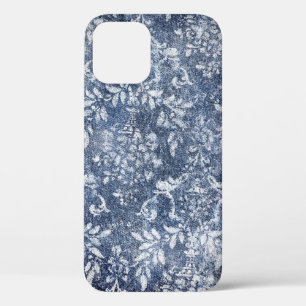 Case-Mate iPhone Case Denim floral défraîchi : Arrière - plan texturé gr
