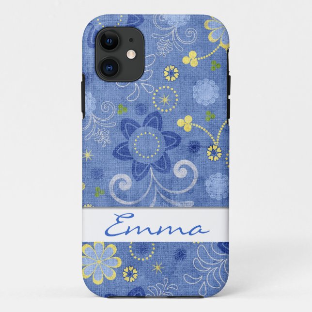 Coques Case-Mate iPhone Denim printemps (Dos)