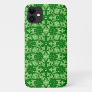 Case-Mate iPhone Case Dentelle antique - émeraude et vert citron