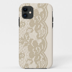 Coque Case-Mate iPhone Dentelle beige