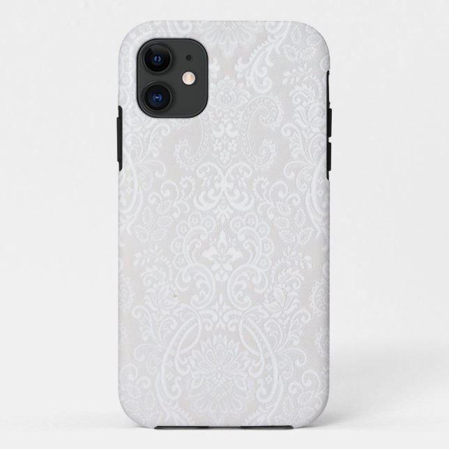 Coques Case-Mate iPhone Dentelle blanche (Dos)