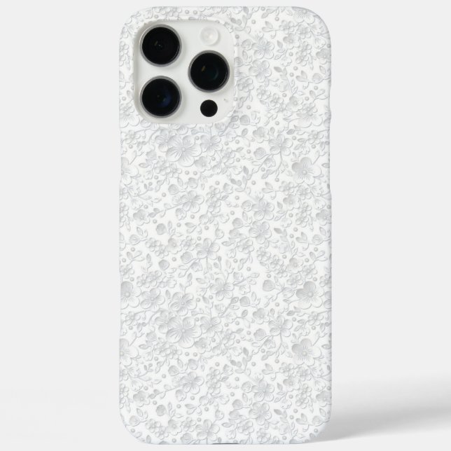 Coques Case-Mate iPhone Dentelle blanche (Verso)