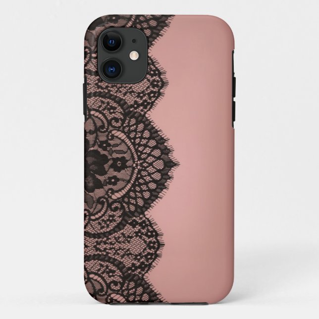 Coques Case-Mate iPhone Dentelle noire (Dos)