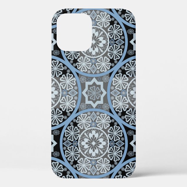 Coques Case-Mate iPhone Dentelle romantique : Impression Abstraite brillan (Verso)