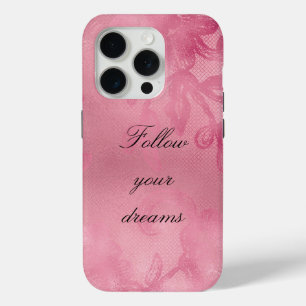 Coque Case-Mate iPhone Dentelle rose chic
