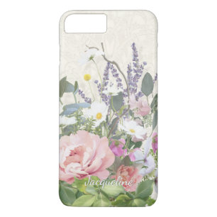 Case-Mate iPhone Case Dentelle rose pivoine Floral w Fleurs sauvages Pei