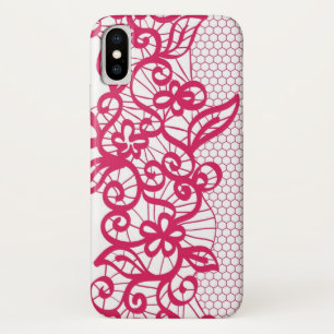 Coque Case-Mate Pour iPhone Dentelle rouge