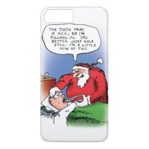 Case-Mate iPhone Case Dents Fairy Père Noël Drôle Carton de Noël