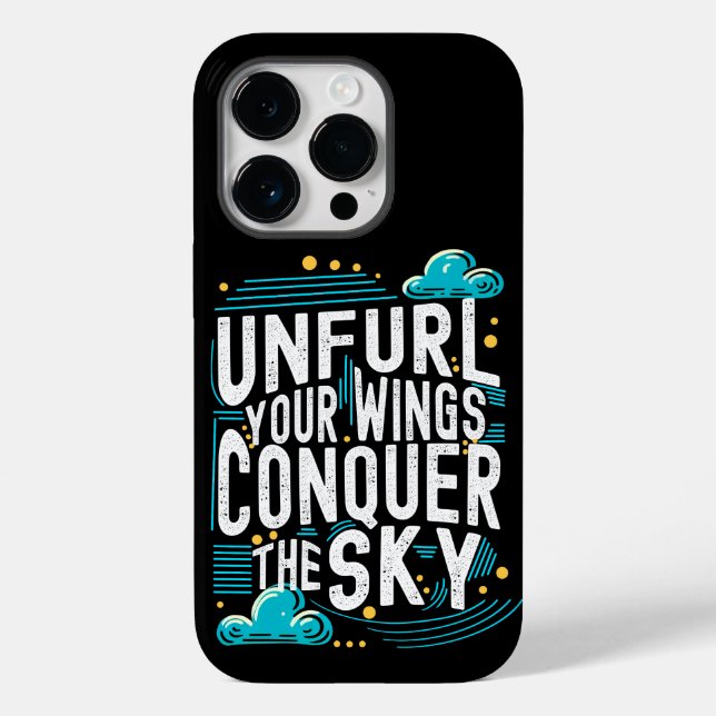 Coques Case-Mate iPhone Déployez vos ailes conquérir le ciel Inspirationne (Verso)