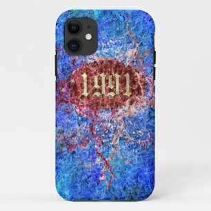 Coque iPhone 11 Depuis 1991 ou Made in 1991 ou 1991 Anniversaire