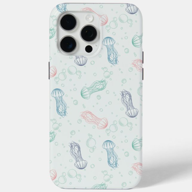 Coques Case-Mate iPhone Dérive de méduses (Verso)
