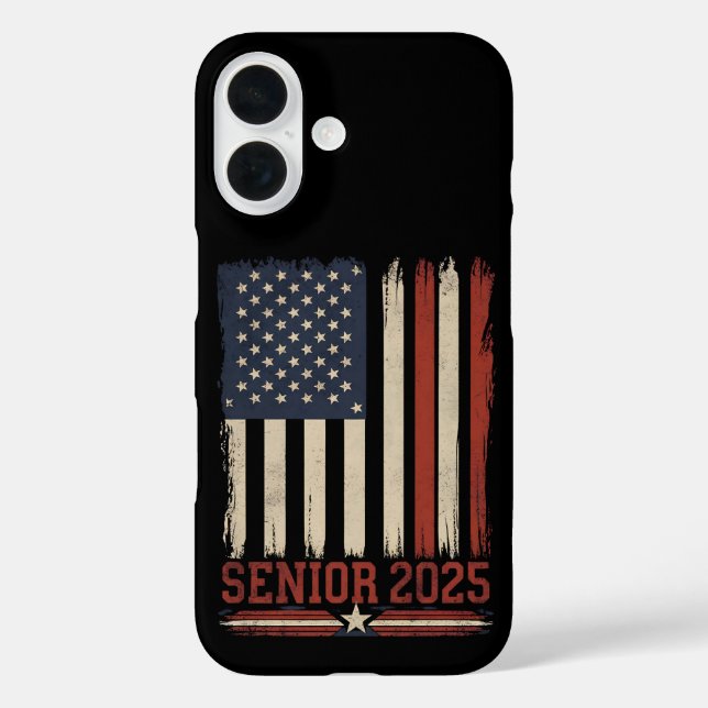 Coques Case-Mate iPhone Dernier cycle 2025 Drapeau Américain USA Promotion (Verso)
