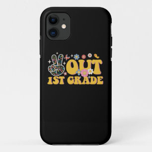 Case-Mate iPhone Case Dernier jour d'école groovy de 1re année, salut !