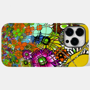 Coque Pour Pour iPhone 14 Pro Max Dernier motif floral Extraordinaire coloré Art
