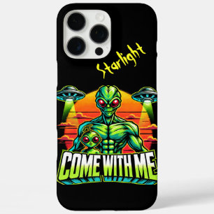 Coque iPhone 16 Pro Max Des Aliens amicaux explorent les aventures cosmiqu