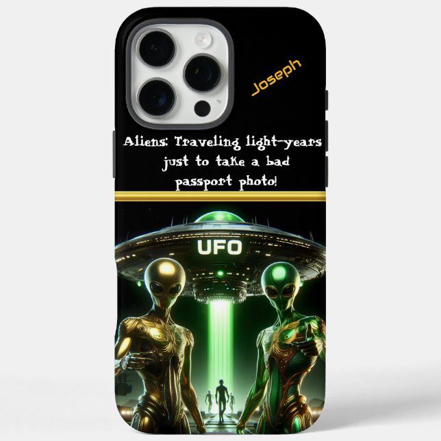 Coques Case-Mate iPhone Des Aliens mystérieux se rassemblent près d'un vai (Verso)