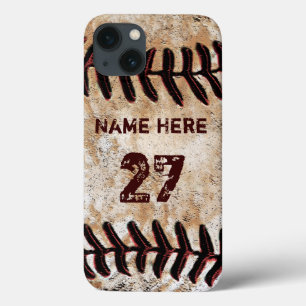 Des coques iphone de baseball Vintages durement pe