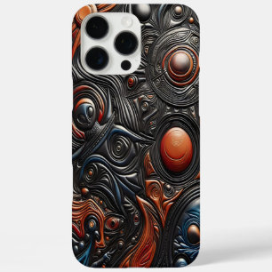 Coque iPhone 16 Pro Max Des dessins mystérieux d'Aliens d'un royaume loint