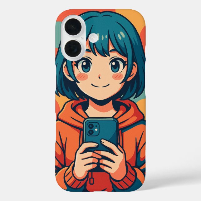 Coques Case-Mate iPhone des filles animées. (Verso)