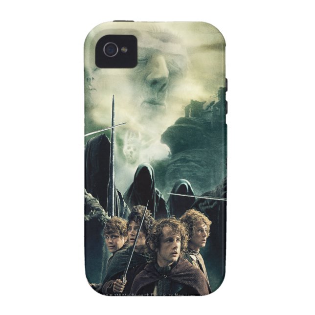 Coques Case-Mate iPhone Des hobbits prêts à la bataille (Dos)