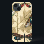Coques Pour iPhone Des libellules colorées flottent au-dessus des Feu<br><div class="desc">D'énormes libellules flottent au-dessus des feuilles dans cette pièce de Megan Meagher. Une description séduisante de la nature. Assurez-vous de le placer sur votre mur préféré !</div>
