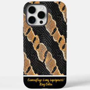 Coque iPhone 16 Pro Max Des motifs complexes de peaux de serpent muées en