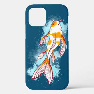 Case-Mate iPhone Case Des poissons colorés de Koi dessinent des vagues d