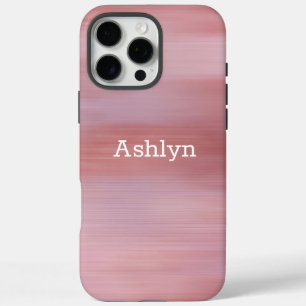 Coque iPhone 16 Pro Max Des rayures de rêve roses